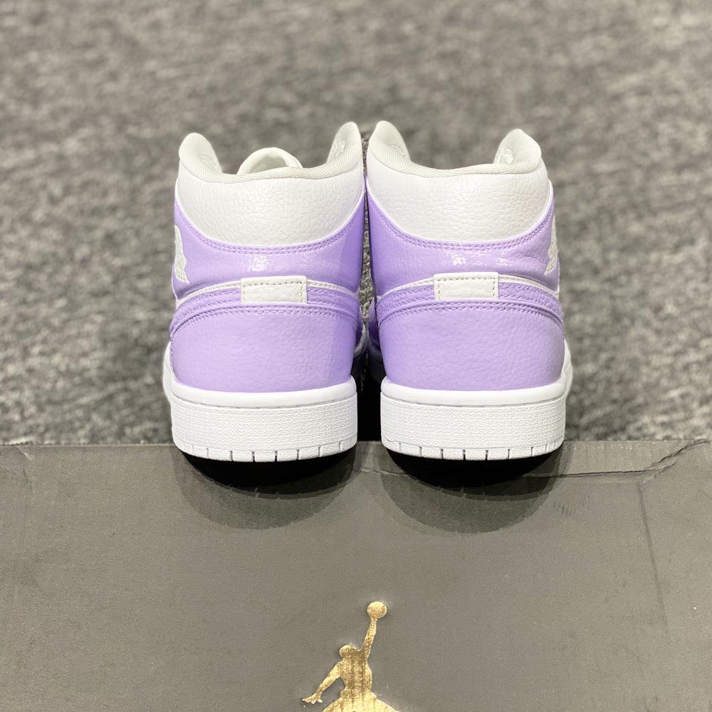 Custom Jordans Baby Purple White