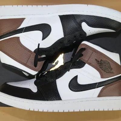Custom Jordans Black White Brown