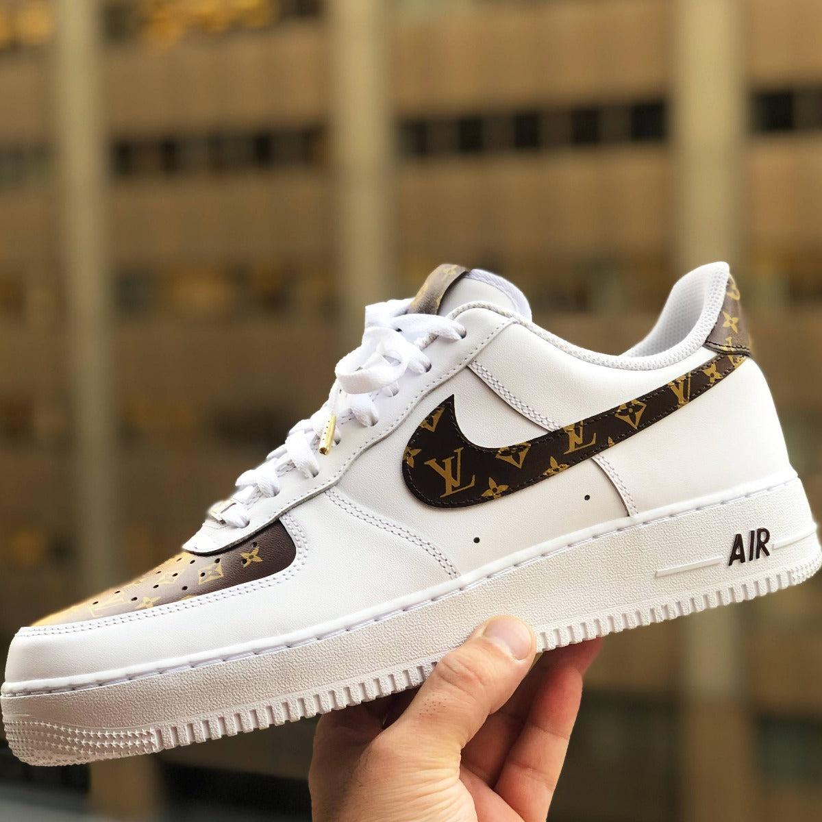 Nike Air Force 1 Shadow Weiß Schwarz Custom
