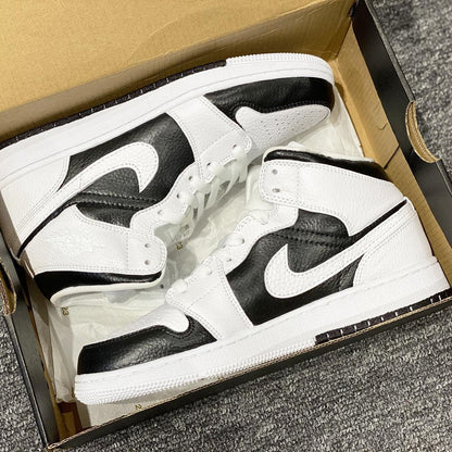 Nike Air Force 1 Shadow Weiß Schwarz Custom