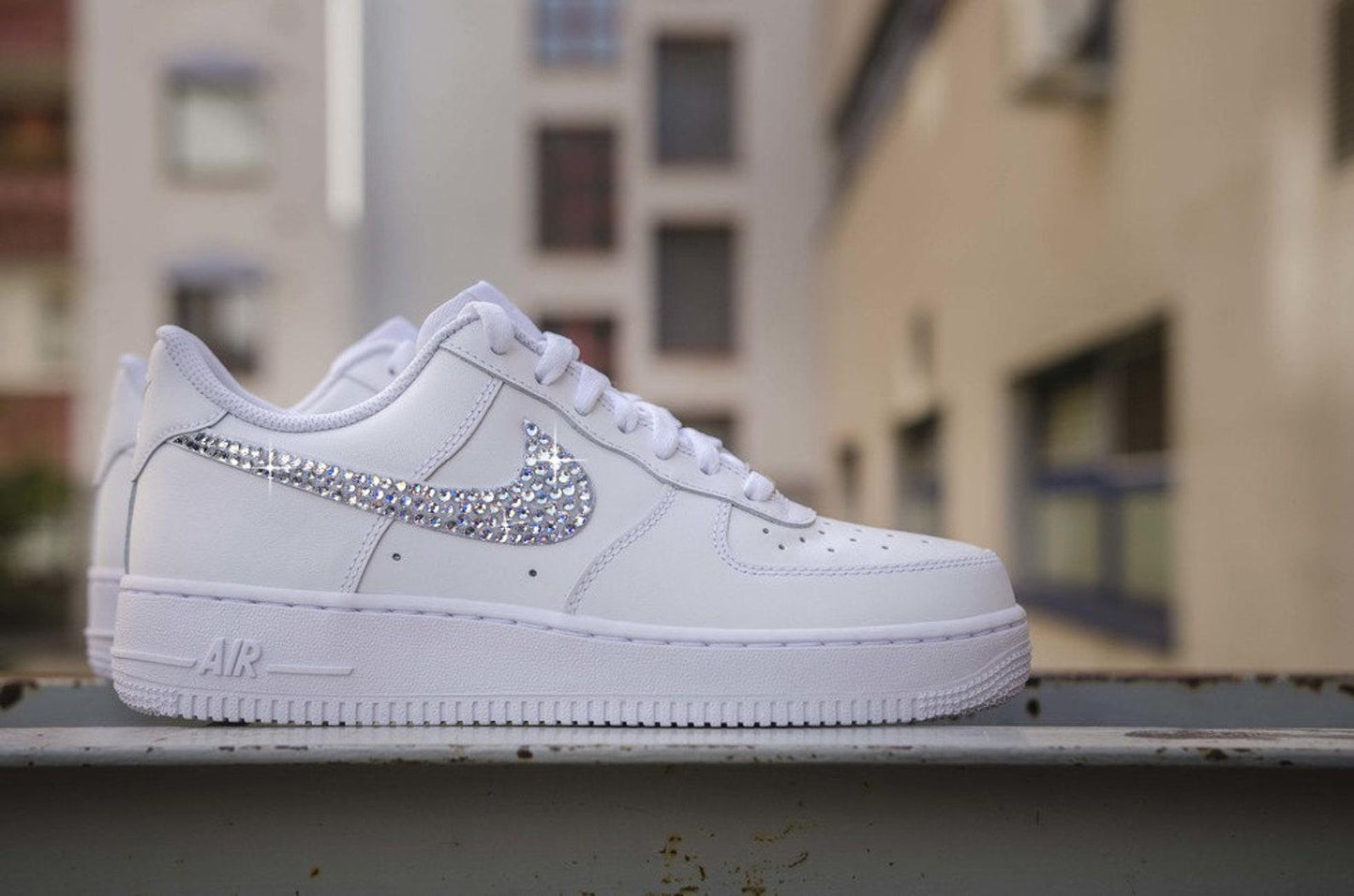 Nike Air Force 1 Shadow Blanco Negro Personalizado