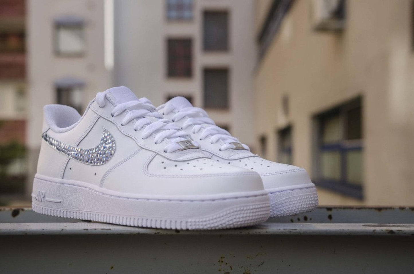 Nike Air Force 1 Shadow Blanco Negro Personalizado