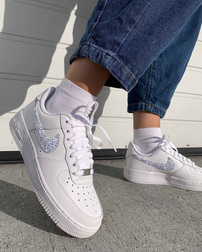 Nike Air Force 1 Shadow Blanco Negro Personalizado