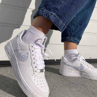Custom Air Force 1 Diamond Swoosh
