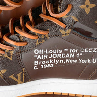 OFF-LOUIS LV Custom Air Jordan 1