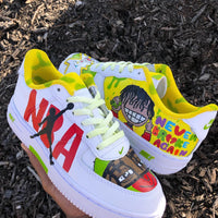 Hand Painted Cartoon Custom Air Force 1 Sneakers