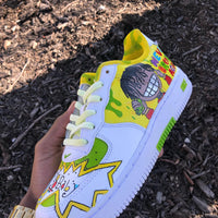 Hand Painted Cartoon Custom Air Force 1 Sneakers