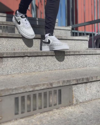 Nike Air Force 1 Shadow Blanco Negro Personalizado