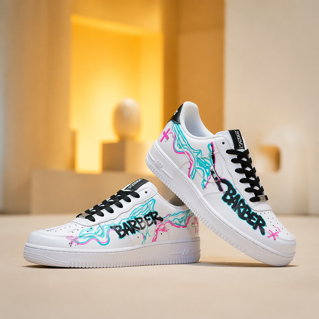 Hand Painted Graffiti Custom Sneakers