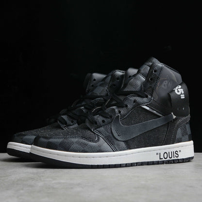 Nike Air Force 1 Shadow Weiß Schwarz Custom