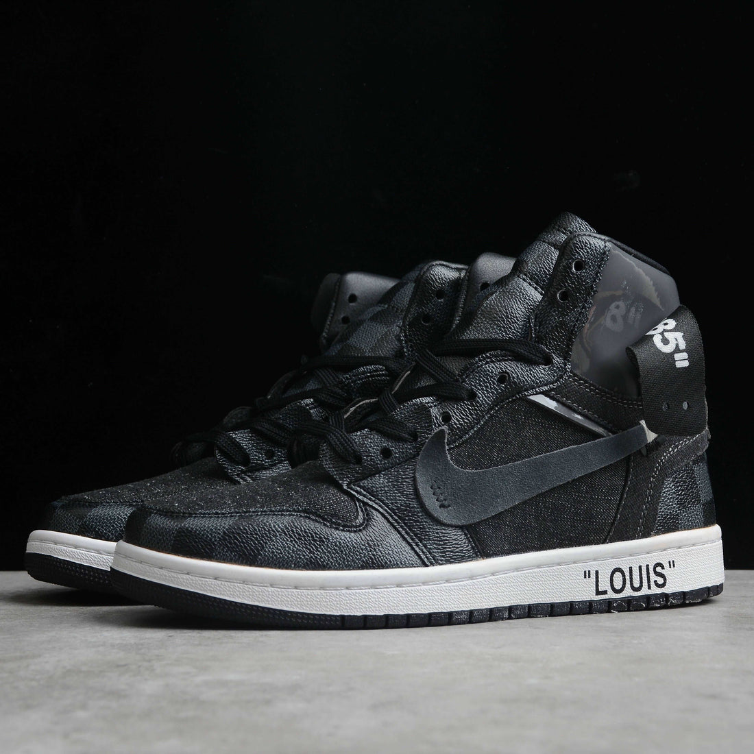 Nike Air Force 1 Shadow Blanco Negro Personalizado