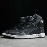 Nike Air Force 1 Shadow Blanco Negro Personalizado