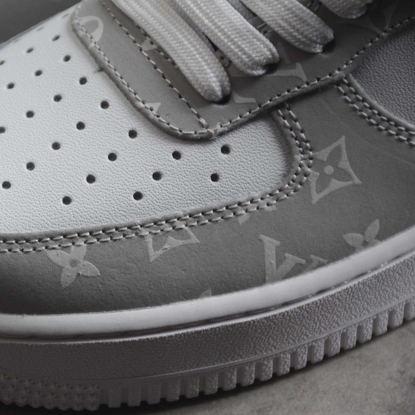 Nike Air Force 1 Shadow Blanco Negro Personalizado