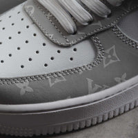 Nike Air Force 1 Shadow Weiß Schwarz Custom