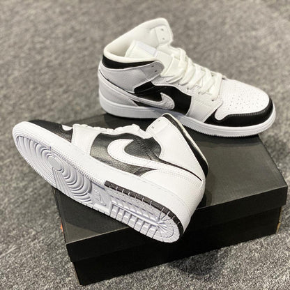 Nike Air Force 1 Shadow Weiß Schwarz Custom