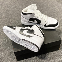 Custom Jordans White Black