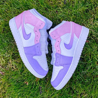 Custom Jordans Purple Pink Gradient
