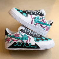 Hand Painted Graffiti Custom Sneakers