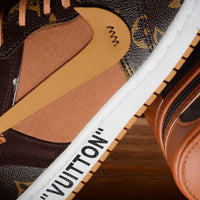 OFF-LOUIS LV Custom Air Jordan 1