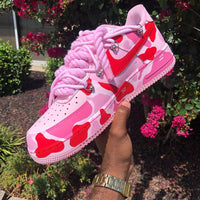 Hand Painted Camo Rope Lace Custom Air Force 1