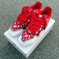 Hand Painted Red Cupid Custom Air Force 1 Sneakers