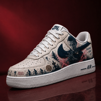 Hand Painted Stranger Things Custom Air Force 1 Sneakers