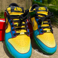 Hand Painted KND Themed Custom Sneakers