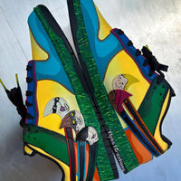 Hand Painted KND Themed Custom Sneakers