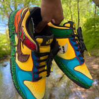 Hand Painted KND Themed Custom Sneakers