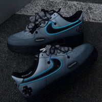 Custom Hand Painted Glow PS5 Air Force 1 Sneakers
