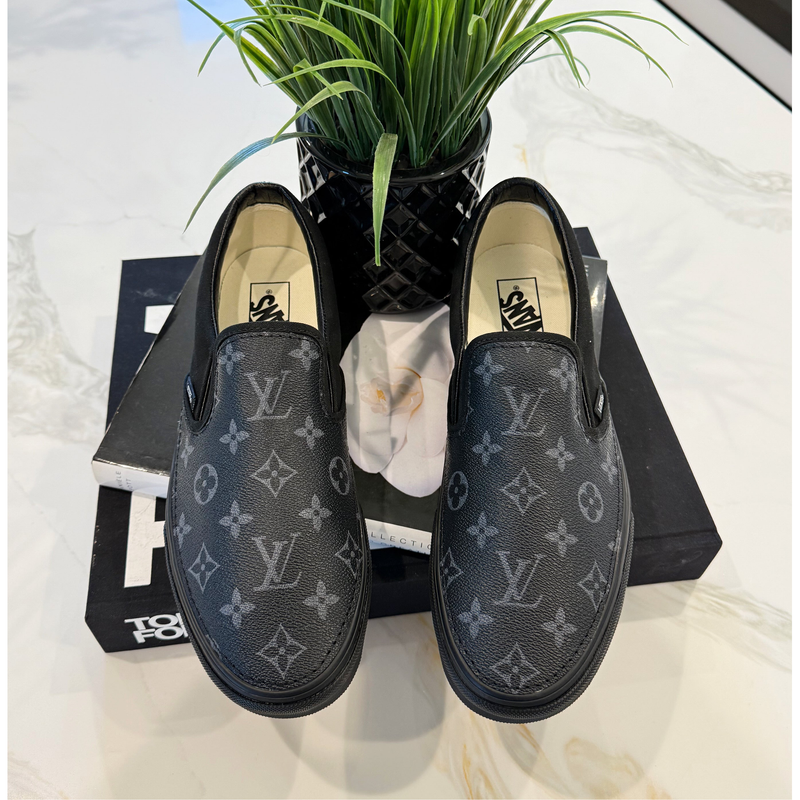 Hand Painted Custom Vans Slip-On Sneakers