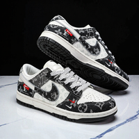 Hand Painted Custom Monogram Denim Sneakers
