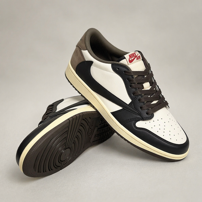 Hand Painted Dark Mocha Custom Sneakers