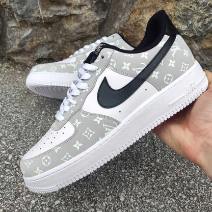 Nike Air Force 1 Shadow Blanco Negro Personalizado