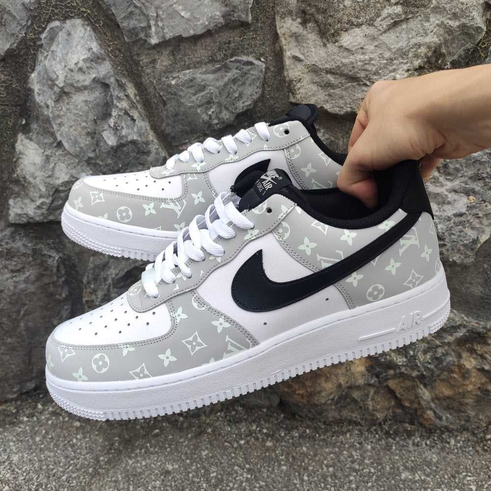 Nike Air Force 1 Shadow Blanco Negro Personalizado