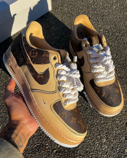 Hand Painted Custom Monogram Air Force 1 Sneakers