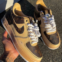 Hand Painted Custom Monogram Air Force 1 Sneakers