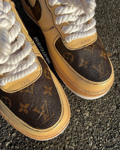 Hand Painted Custom Monogram Air Force 1 Sneakers
