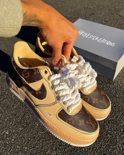 Hand Painted Custom Monogram Air Force 1 Sneakers