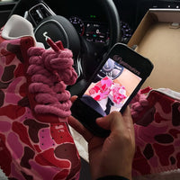 Hand Painted Pink Camo Custom Air Force 1 Sneakers
