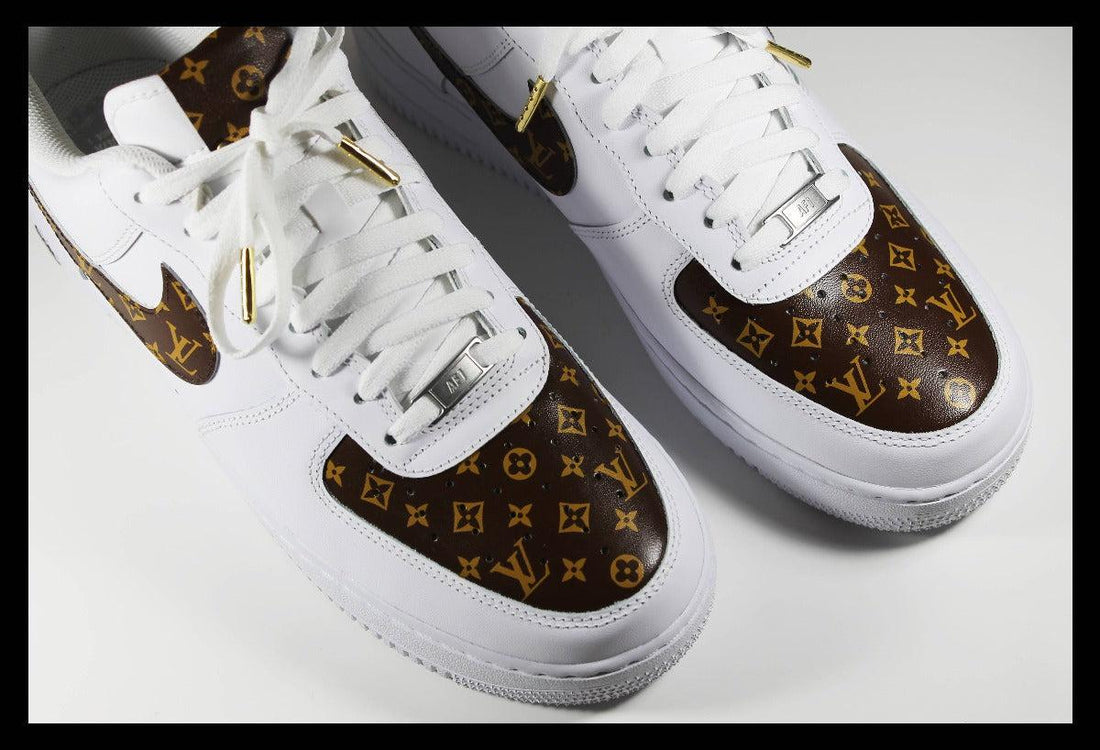 Nike Air Force 1 Shadow Blanco Negro Personalizado