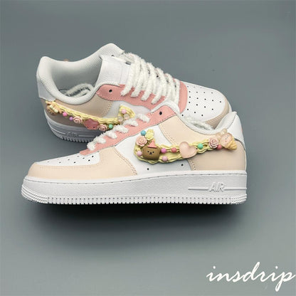 Pink Cream Cookies Custom Air Force 1
