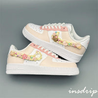 Pink Cream Cookies Custom Air Force 1