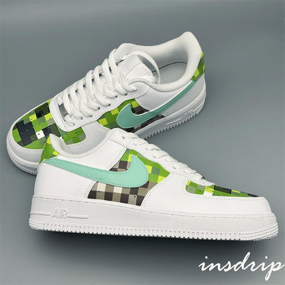 Minecraft Pixel Style Custom Air Force 1