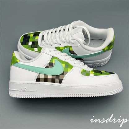 Minecraft Pixel Style Custom Air Force 1