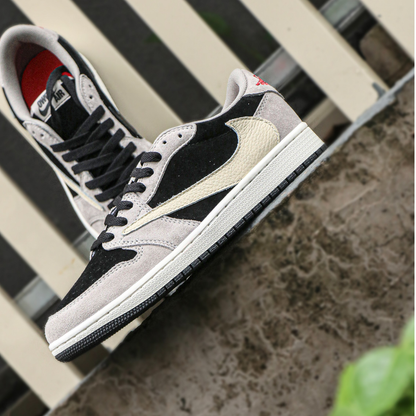 Reversion Swoosh Blue White TS Custom Air Jordan 1 Low