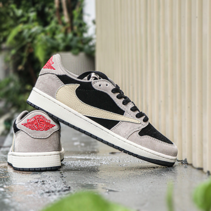 Reversion Swoosh Blue White TS Custom Air Jordan 1 Low