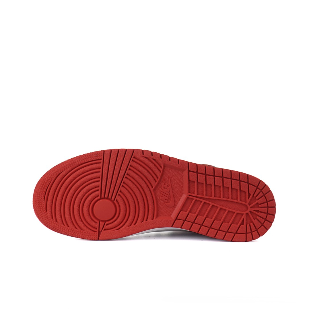 Reversion Swoosh Red Black White TS Custom Air Jordan 1 High