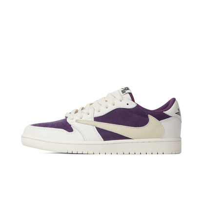 Reversion Swoosh Purple White TS Custom Air Jordan 1 Low
