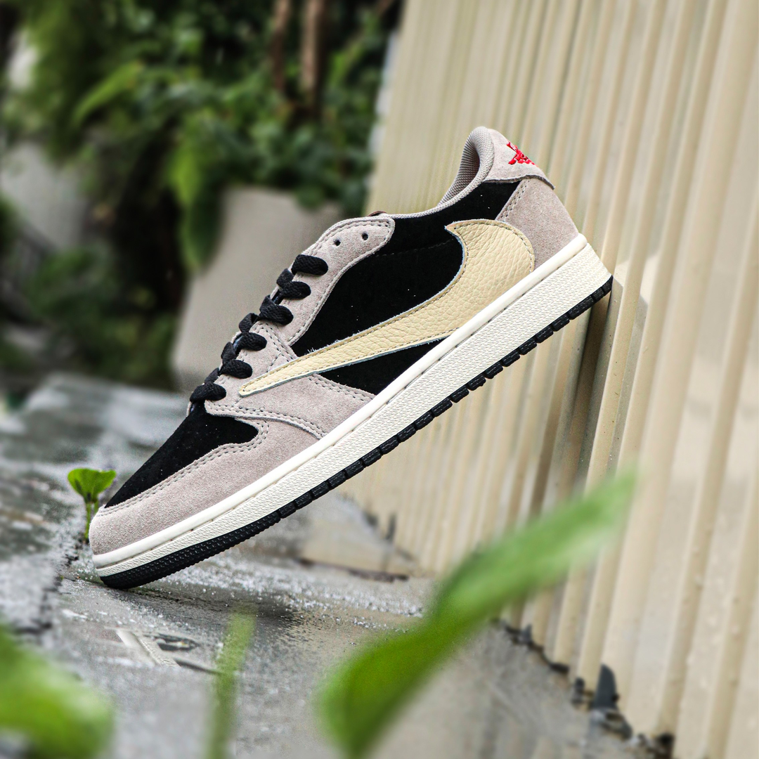 Reversion Swoosh Blue White TS Custom Air Jordan 1 Low